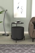 Resim VİLİNZE Çok Amaçlı Metal C Sehpa Puf Seti 