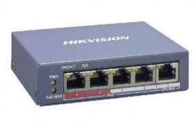 Resim Hikvision DS-3E1105P-EI 4 PORT 10-100 4 PORT POE+ 65W Yönetilemez Switch Hikvision DS-3E1105P-EI 4 PORT 10-100 4 PORT POE+ 65W Yönetilemez Switch