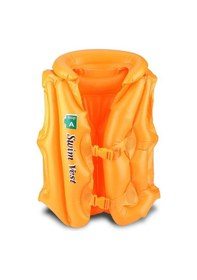Resim Jumbo Boy Çocuk Can Yeleği 70 Cm 3-6 Yaş Yüksek Görünürlüklü Güvenli Yüzme Yeleği Çok Renkli 