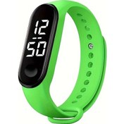Resim Cloud011 Akkorlık Ekranlı Light Green Dayanıklı Dijital Spor Saati Koşu Fitness İçin Diğer 