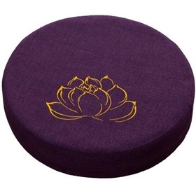 Resim Suntek Magideal Yuvarlak Meditasyon Minderi 40cm Dia Koyu-menekşe-6cm 