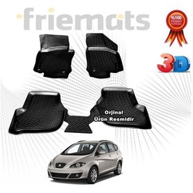 Resim Seat Toledo 3D Havuzlu Paspas 2005-2011 Arası Siyah N11.27976 