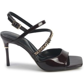 Resim Nine West Irena 5pr Bordo Kadın Topuklu Sandalet 000000000102012037 Bordo 