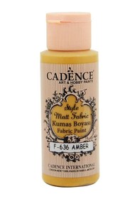 Resim Cadence Style Matt Fabric Kumaş Boyası 59Ml F636 Amber 