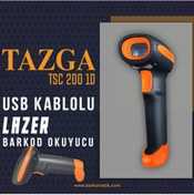 Resim TAZGA TSC 200 1D USB KABLOLU LAZER BARKOD OKUYUCU TAZGA TSC 200