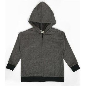 Resim Luess Çocuk Unisex Fermuarlı Hırka-antrasit Antrasit 