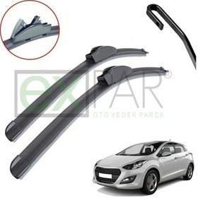 Resim Hyundai İ30 Uyumlu Ön Cam Silecek Süpürgesi Takımı 2012 - 2016 Sağ Sol Ön Silecek Takımı 