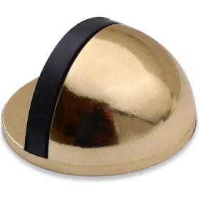 Resim Nzb Yarımay Kapı Stoperi Tamponu Yapışkanlı Metal Kapı Stopu Albrifin (5 Adet) 