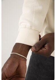 Resim One Piece Anime Bepo Ekru Erkek 2ip Sweatshirt Ekru 