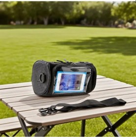 Resim Dashanshop Dokunmatik Ekranlı Motorcycle Bag Lzy-cpfscb-f01 Telefon Cebi Ön Koltuk Çantası Siyah 