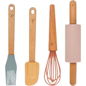 Resim PORLAND Fancy Çocuk Pişirim Takımı 4 Parça 