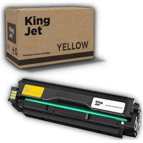 Resim Kingjet Samsung Uyumlu Clt-y504s Standart Kapasiteli Sarı Yellow Çipli Muadil Toner Clx-4195fn 