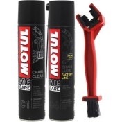 Resim Işıklar Motul Zincir Bakım Seti C1 C4 Temizleme Fırçası 