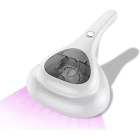 Resim Wireless Mattress Vacuum Cleaner Handheld Mite Remover - White, Double Head, Usb Charging, 25-min Runtime 