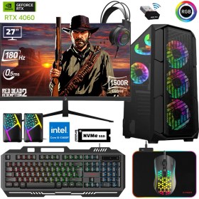 Resim Xaser XSR675 I5 13400F 16GB Ram 512GB M.2 Nvme SSD 8gb RTX4060 Ekran Kartı 27" 180Hz Curved Oyun Bilgisayarı 