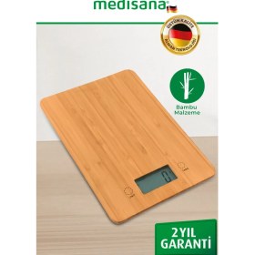 Resim Medisana 48430 Antibakteriyel Bambu Mutfak Baskülü 