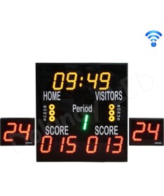 Resim Dolunay LED Mini Okul Skorbord 130CM x 120CM x 8cm 
