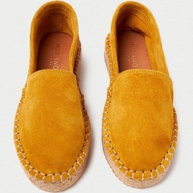 Resim Mubiano Hakiki Deri Collection Kadın Süet Espadril Babet Hardal -mcsvt23tms002-hrd Hardal 