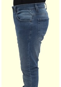 Resim Denim Cartel Dmctekstil Erkek My Life-1003 Yüksek Bel Normal Kesimli Boru Paça Jean Pantolon Koyu Mavi 