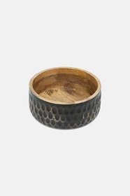 Resim Sooboho&Soomood (143) Ahşap Kase Siyah Orta 