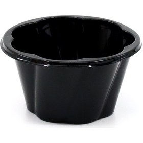 Resim Plastik Dondurma Kasesi Siyah 200 Cc - 100 Adet 