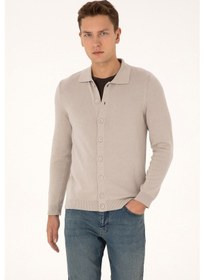 Resim U.s. Polo Assn. Erkek Taş Hırka Triko 50313690-vr049 Tas 