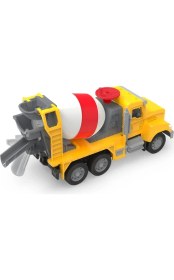 Resim Driven Kumandalı Çimento Arabası Gerçekçi Işıklar ve Sesler ile 3+ Yaş İçin Eğlenceli Oyuncak Araç 