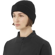 Resim Salomon Docker Beanie Unisex Siyah Bere 