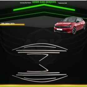 Resim Opel Corsa F 2018+ Araca Özel Cam Çerçevesi Tamtur A+ 