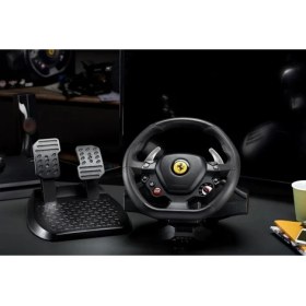 Resim Thrustmaster T80 Ferrari 488 GTB Edition Resmi Lisanslı Kablolu Yarış Direksiyonu ve Pedal Seti – PC ve PS4 Uyumlu 