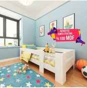 Resim Herseycik Ninnimo Montessori Mdf Karyola 100X200 Beyaz Y2 