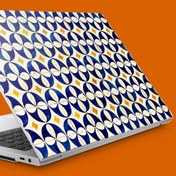 Resim Mavi Sarı Çini Karo Notebook Sticker, Laptop sticker,, Hp Sticker, Asus Sticker, 15.6 inç Sticker 