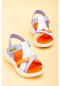 Resim Şirinbebe Şiringenç Yüz Direkli Çapraz Bantlı Ortopedik Lila Kız Bebek Kız Çocuk Sandalet-3094-lila Lila 