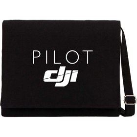 Resim DJİ Pilot Siyah Kanvas Postacı Çantası - Siyah 