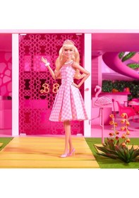 Resim Barbie Movie - Barbie Pembe Elbiseli Bebek HPJ96 