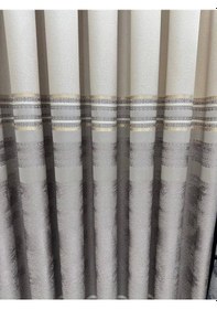 Resim Nivemeshome Urla V-5202 Vizon 1/3 Sık Pileli Fon Perde Apm Çok Renkli 