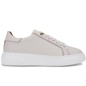 Resim Tamer Tanca Kadın Hakiki Deri Bej Sneakers & Spor Ayakkabı 