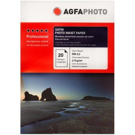 Resim Agfa Photo Satin Mat A3 270 G/M² Fotoğraf Kağıdı 20 Yaprak 