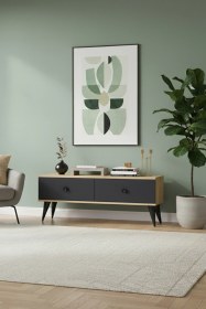 Resim Tsa1202da - Mona Tv Stand Safirmeşe-antrasit 120cm Antrasit 