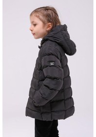 Resim Kız Çocuk Mevsimlik Mont 51295 Siyah 