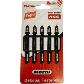 Resim Knisaw 51718 Metal Dekupaj Testeresi 5 Parça 