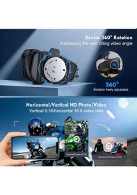 Resim Q28 Dynego Motosiklet Kask Bluetooth Kulaklık 1080p Kamera Interkom Kulaklık Su Geçirmez Intercom 