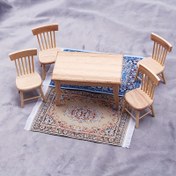 Resim Dollhouse Paspas, Minyatür Sahne Dekorasyonu, Çok Elemanlı Sahne Çekim Aksesuarları, DIY Sahne Dekorasyonu 