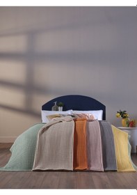 Resim Doqu Home Clara Çift Kişilik Waffle Pike - Sarı 