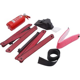 Resim JetTedarik 6 Parça Profesyonel Trafik Seti - Araç Muayene Uyumlu Full Güvenlik Paketi 