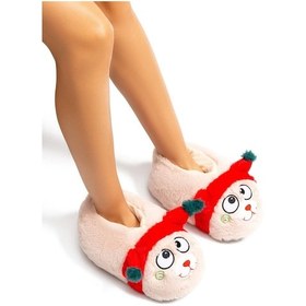 Resim Twigy Pasy Kadın Hayvanlı Panduf Bej 36/41 EE0533 Bej 