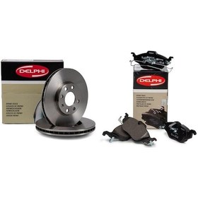 Resim Opel Astra G Ön Fren Disk - Ön Fren Balata Set Delphi 