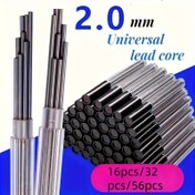 Resim 16/32/56 Adetlik Evrensel 2.0mm Kurşun Kalem Uçları Seti, HB Sertlik Taş Malzeme, Tüm 2.0mm Mekanik Kurşun Kalemlerle Uyumlu 