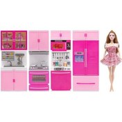 Resim Anlily Bebekli 4'lü Mutfaklı Oyun Seti 