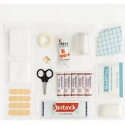 Resim Araç Trafik Seti Ilk Yardım Seti Tuvtürk Muayene Uyumlu 1 kg Yangın Tüpü Çantalı Trafik Set 